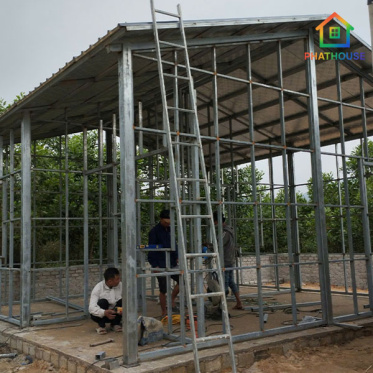 Cách Làm Móng & Chống Ẩm Tường Nhà Lắp Ghép Nha Trang