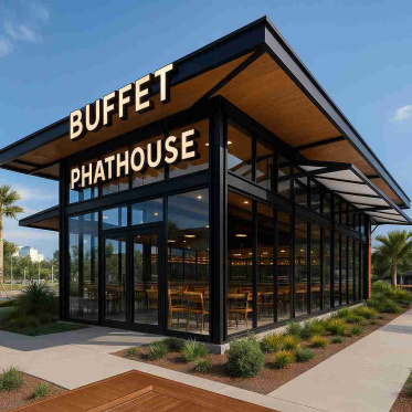 Nhà Lắp Ghép Quán Buffet Nha Trang