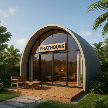 Nhà Lắp Ghép Mở Mái Vòm Nha Trang