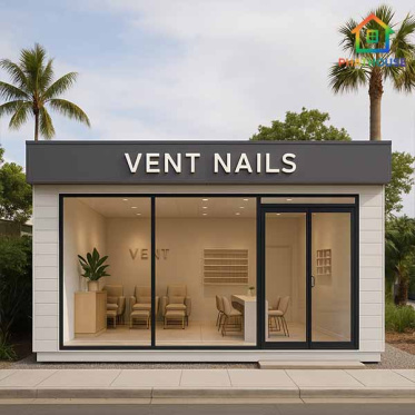 Nhà Lắp Ghép Cho Tiệm Nail Tại Nha Trang