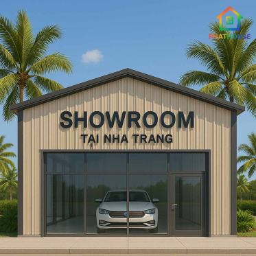 Nhà Tiền Chế Làm Showroom Tại Nha Trang