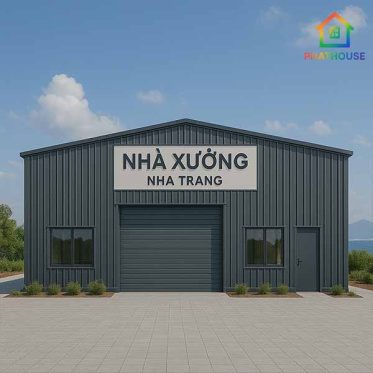 Nhà Tiền Chế Làm Nhà Xưởng Tại Nha Trang