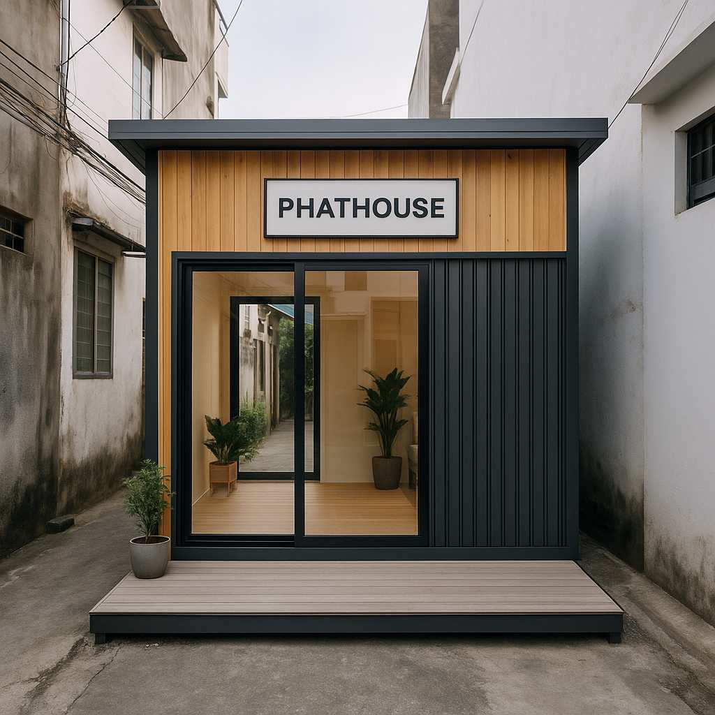 nha lap ghep trong hem