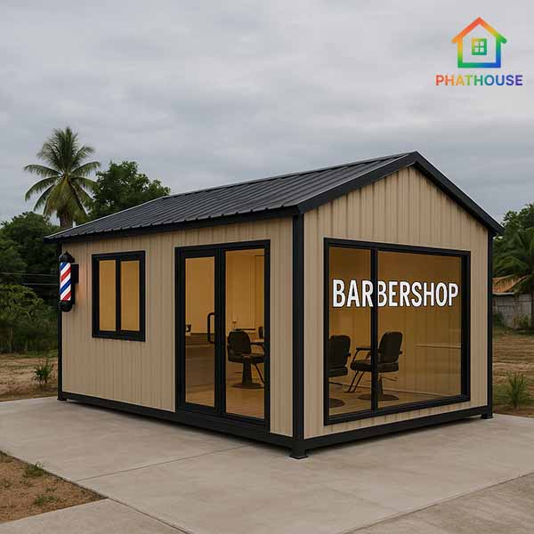 Nhà Lắp Ghép Làm Tiệm Cắt Tóc Tại Nha Trang