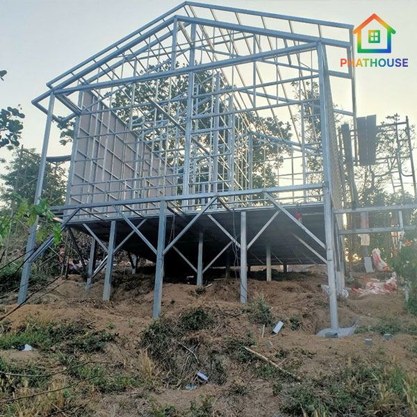 Nhà Lắp Ráp Khung Thép Nhẹ Tại Nha Trang