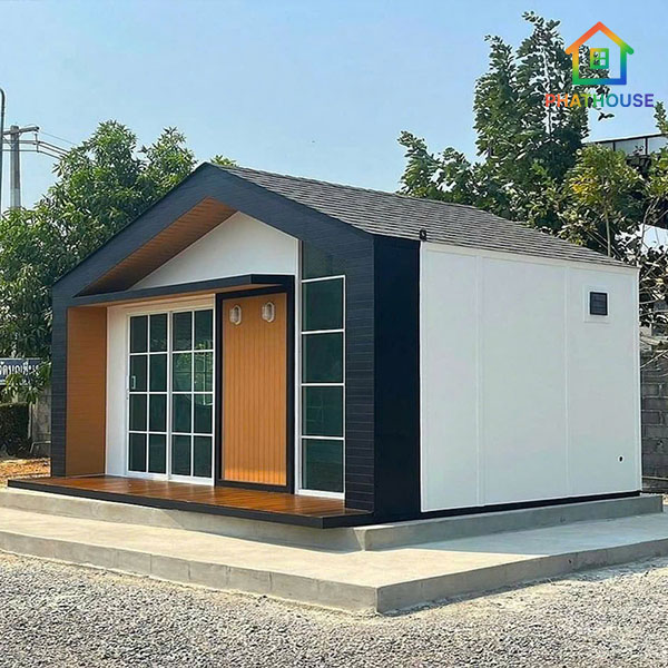 Mẫu nhà lắp ghép 200 triệu tại Nha Trang – diện tích 30m², có WC và bếp